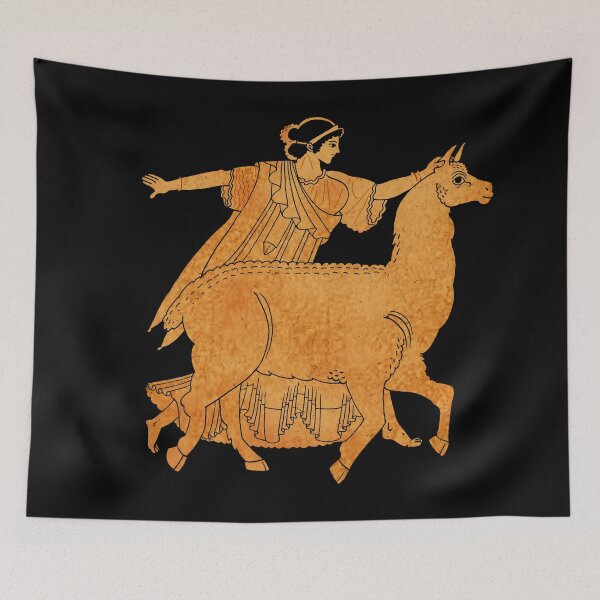 Item preview, Europa and the Llama designed and sold by Lexthellamasart.