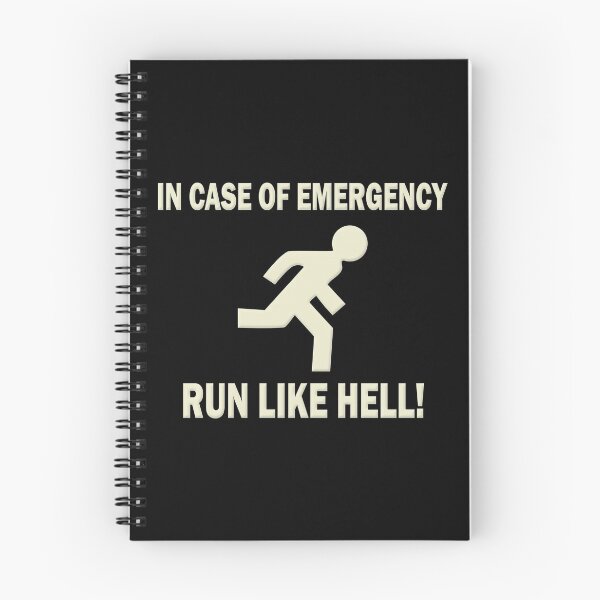 Item preview, In Case of Emergency Run Like Hell designed and sold by DrivingAviation.