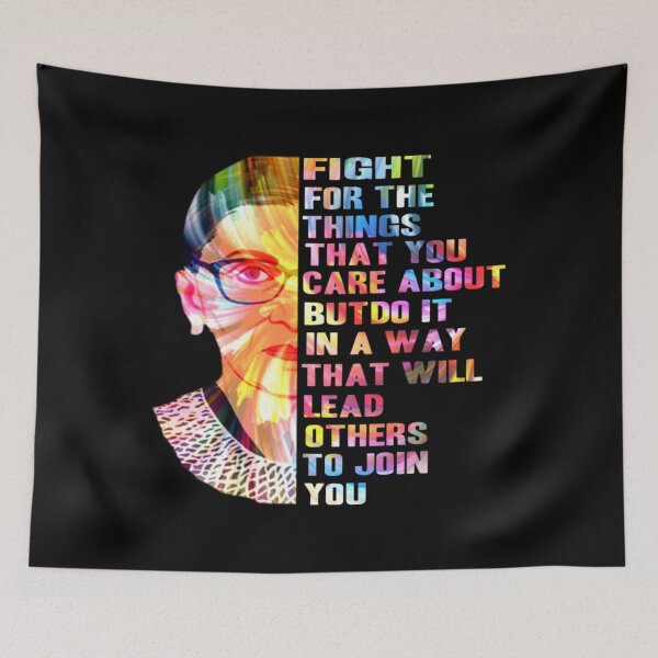 Item preview, RBG hippie fight for the things you care about designed and sold by MichaelDichiera.