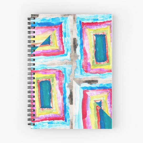 Item preview, Geometric child painted colourful pattern designed and sold by GodaCic.