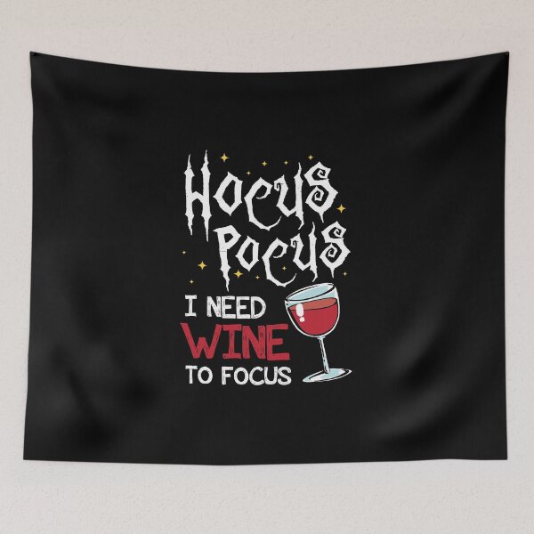 Item preview, Halloween Hocus Pocus I Need Wine To Focus Part 1 designed and sold by haselshirt.