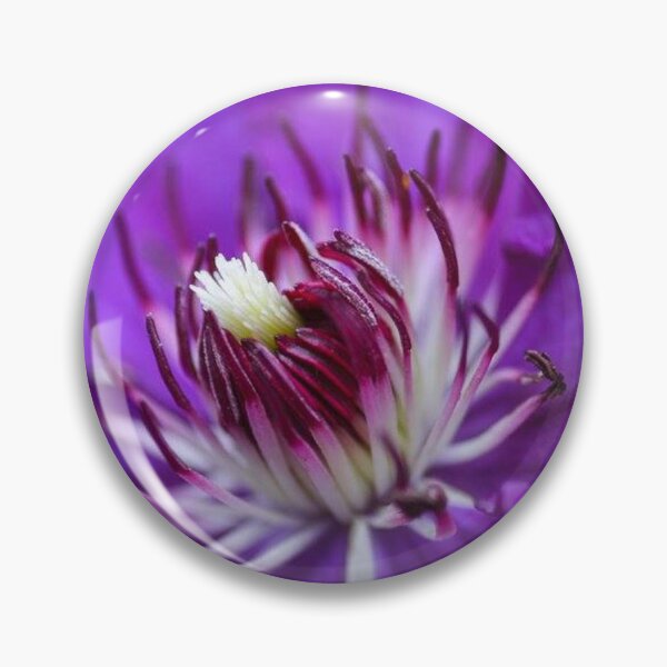 Item preview, Purple close up flower head designed and sold by kestellimagery.