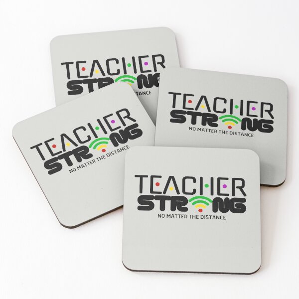 Item preview, Teacher Strong No Matter The Distance designed and sold by Easyas.