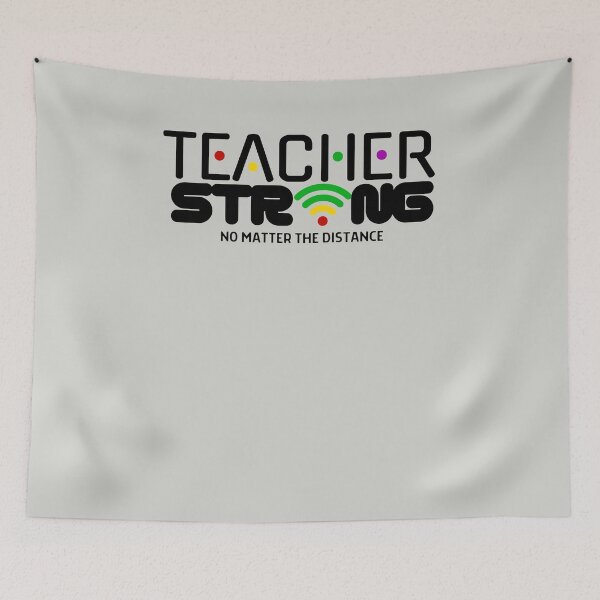 Item preview, Teacher Strong No Matter The Distance designed and sold by Easyas.