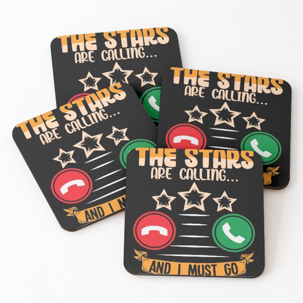 Item preview, The stars are calling and i must go science shirt designed and sold by Grinover.