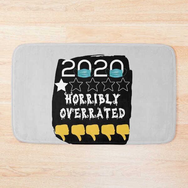 Item preview, 2020..horribly  overrated. Nothing  more scarier than 2020..halloween  theme  2020 design designed and sold by Moussa  Sussi.