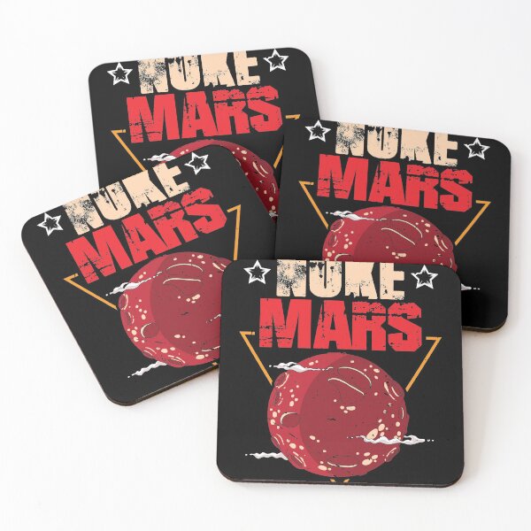 Item preview, Nuke Mars science joke shirt design designed and sold by Grinover.