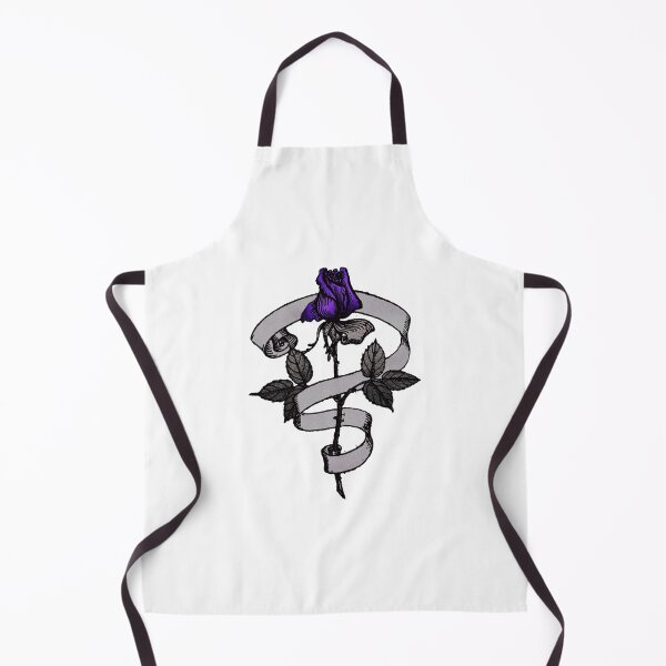 Item preview, Gothic Purple Rose and Ribbon designed and sold by Dreamflight.