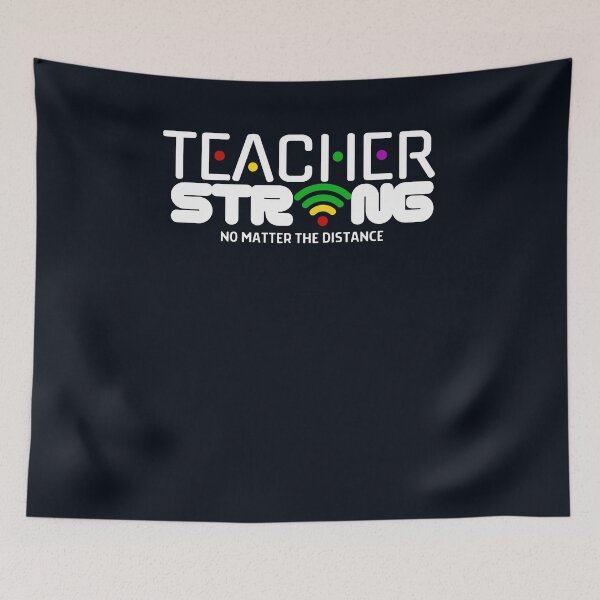Item preview, Teacher Strong No Matter The Distance designed and sold by Easyas.