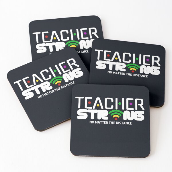 Item preview, Teacher Strong No Matter The Distance designed and sold by Easyas.
