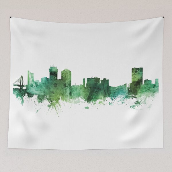 Item preview, Wichita Kansas Skyline designed and sold by ArtPrints.