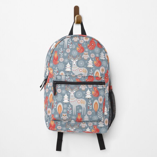 Item preview, Seamless pattern with winter forest, deer, owl and Fox. The Scandinavian style.  designed and sold by Skaska.