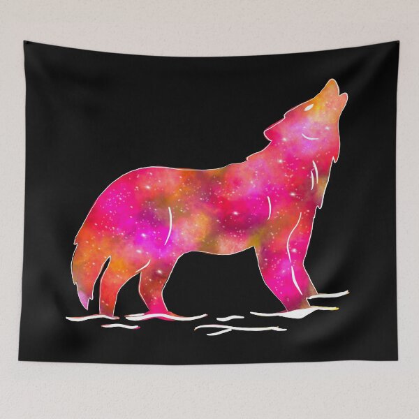 Item preview, Wolf Howling Universe designed and sold by ethnicdrawing.