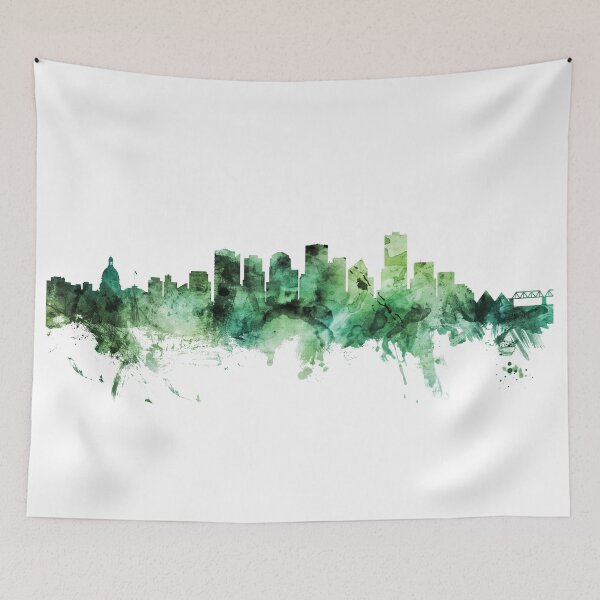 Item preview, Edmonton Canada Skyline designed and sold by ArtPrints.