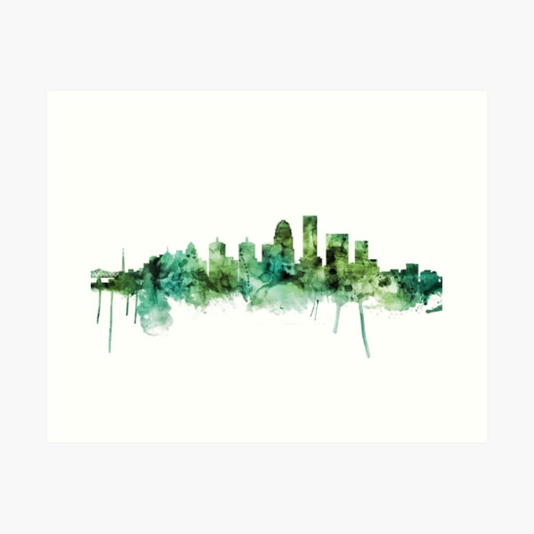 Item preview, Louisville Kentucky Skyline designed and sold by ArtPrints.