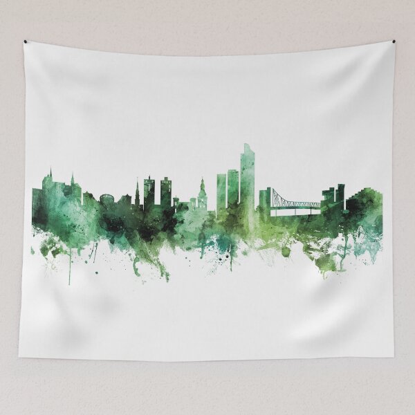 Artikelvorschau, Oslo Norway Skyline entworfen und verkauft von ArtPrints.
