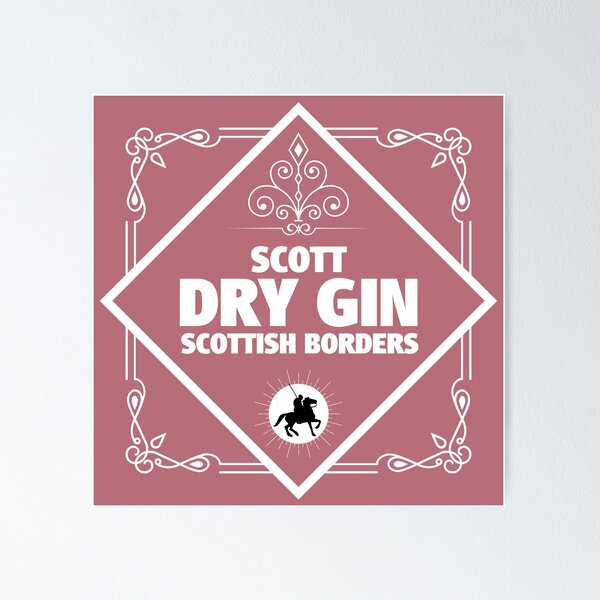 Item preview, SCOTT GIN Label | Border Reivers designed and sold by yourscotborders.