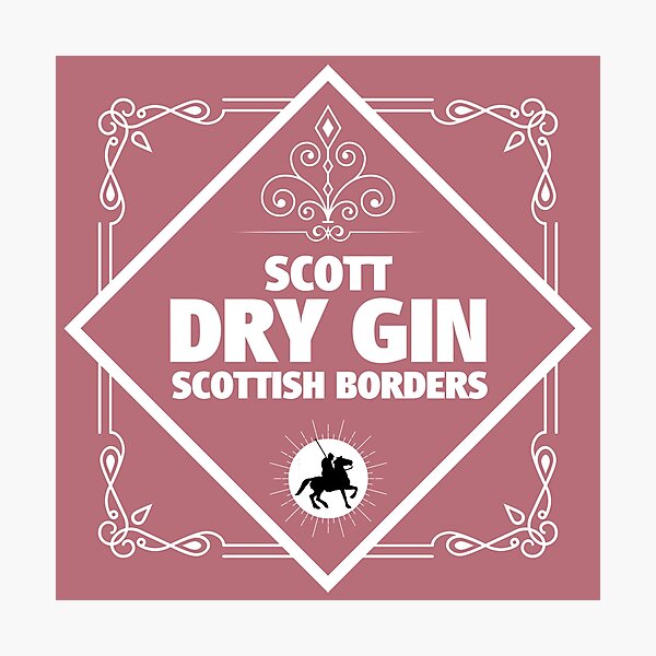 Item preview, SCOTT GIN Label | Border Reivers designed and sold by yourscotborders.