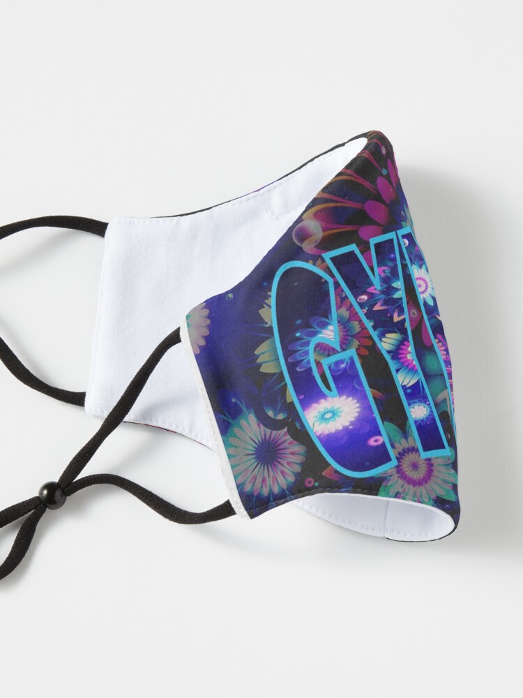 Alternate view of Gym Rat Exclusive Design. Galactic Burst Mask