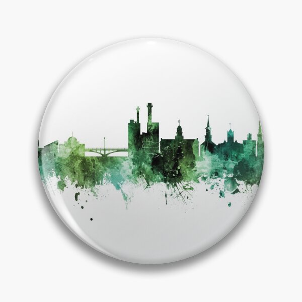Artikelvorschau, Iowa City Iowa Skyline entworfen und verkauft von ArtPrints.