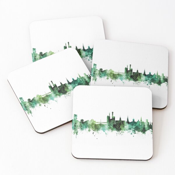 Artikelvorschau, Iowa City Iowa Skyline entworfen und verkauft von ArtPrints.
