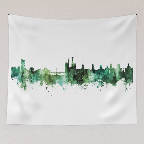Artikelvorschau, Iowa City Iowa Skyline entworfen und verkauft von ArtPrints.
