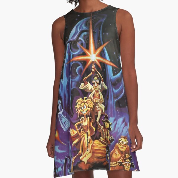 Day Of The Tentacle A-Line Dress