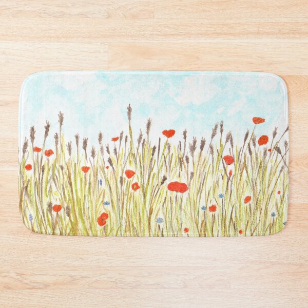 Item preview, Corn poppy flower meadow designed and sold by wunderfamily.