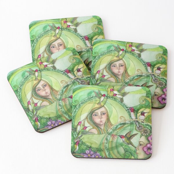 Item preview, fairytale hummingbirds designed and sold by studiovanharte.