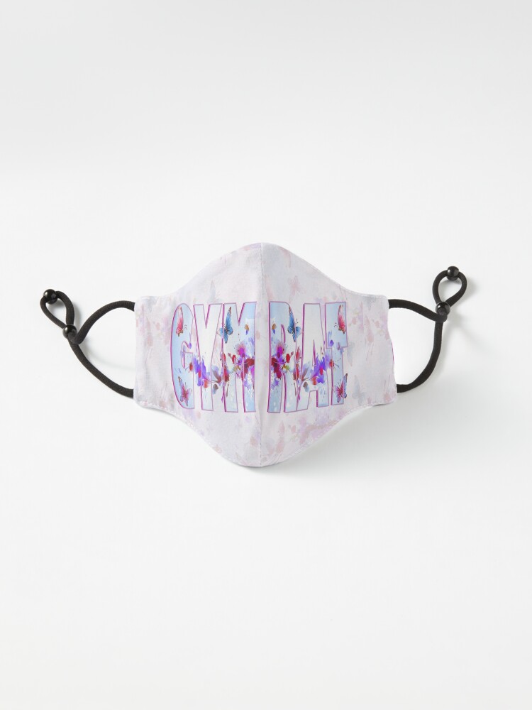 Alternate view of Gym Rat Exclusive Design. Butterflies Mask