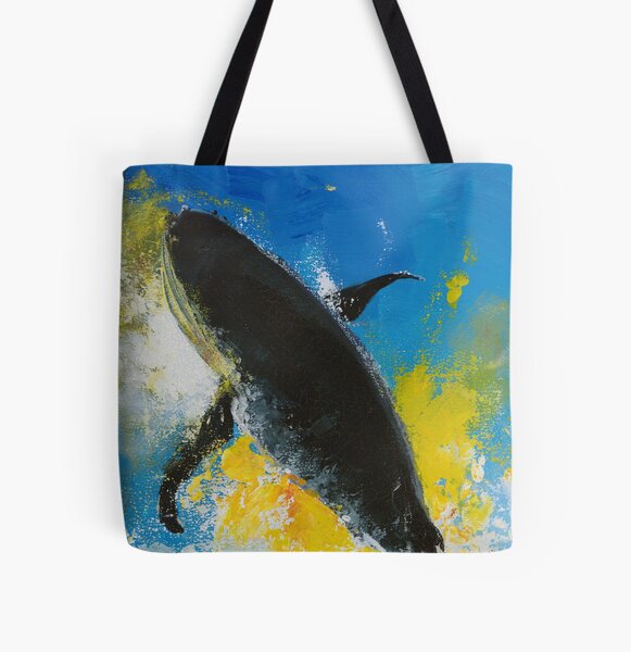 Baleine Tote bag doublé
