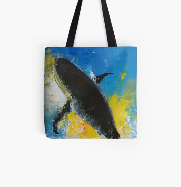 Baleine Tote bag doublé