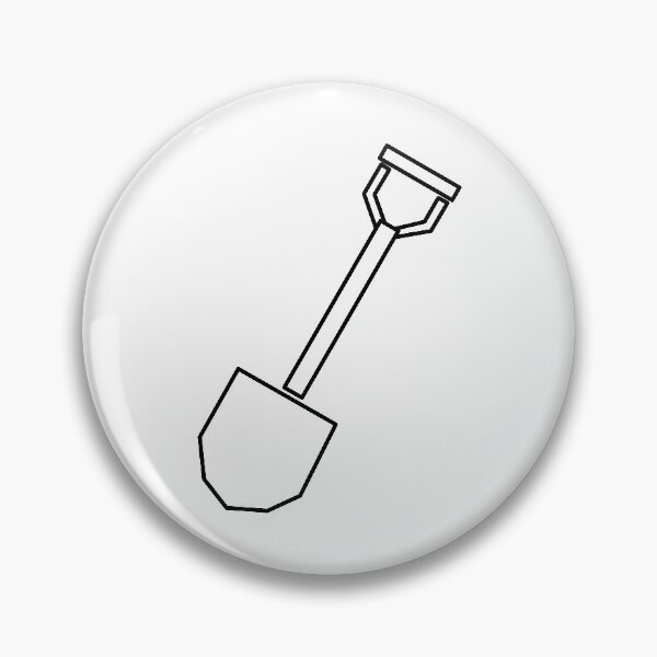 Item preview, Simple Shovel Outline designed and sold by Line Design.