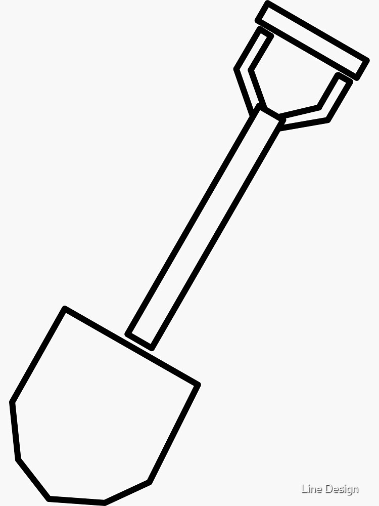 shovel clipart flat