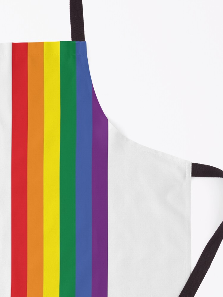Alternate view of Rainbow Pride LGBT Strip Apron