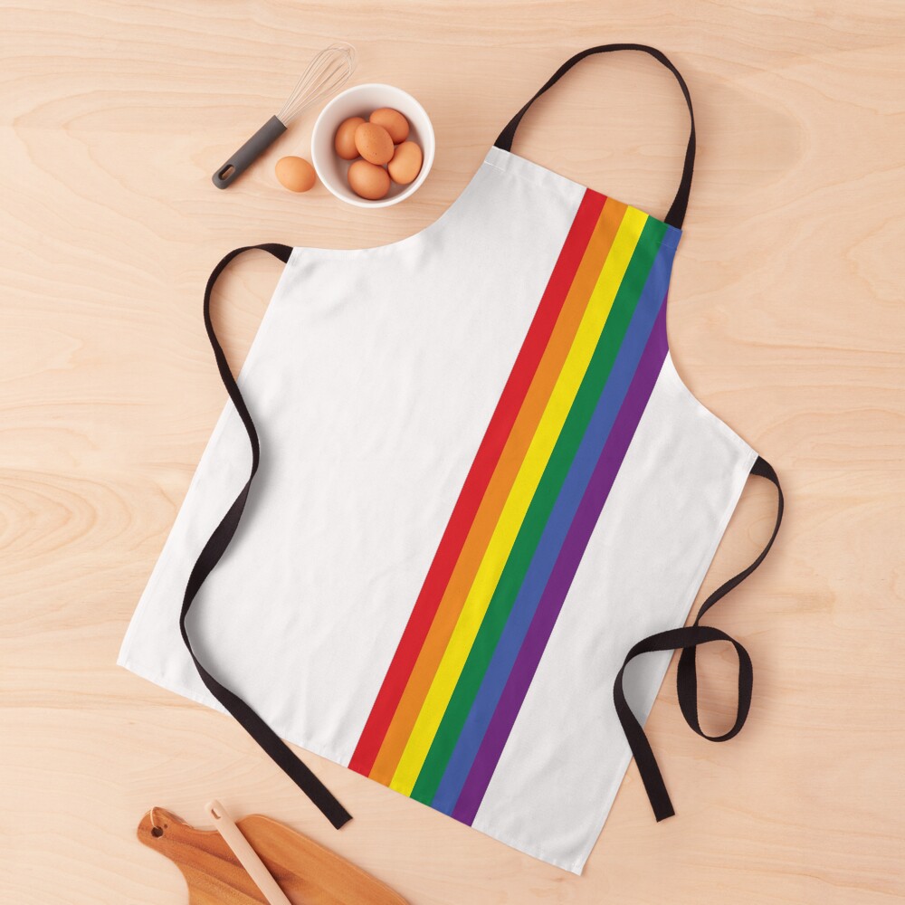 Rainbow Pride LGBT Strip Apron