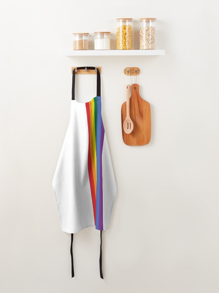 Alternate view of Rainbow Pride LGBT Strip Apron