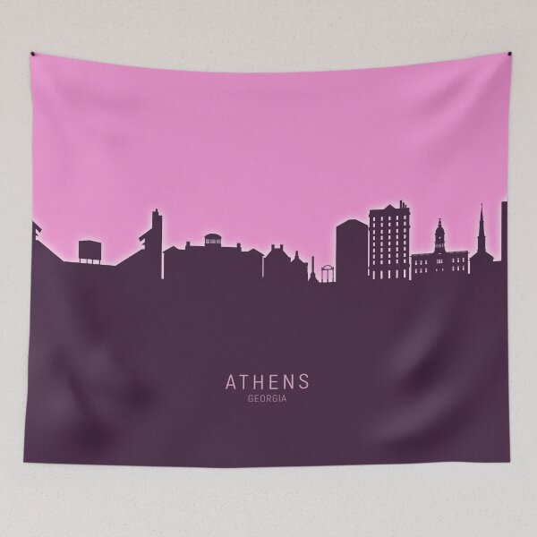 Item preview, Athens Georgia Skyline designed and sold by ArtPrints.