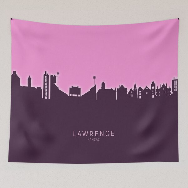 Item preview, Lawrence Kansas Skyline designed and sold by ArtPrints.