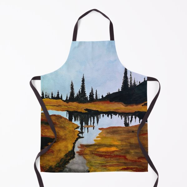 Item preview, marshland watercolor painting designed and sold by artjojo.