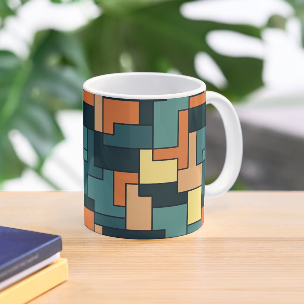 Square pattern Mug