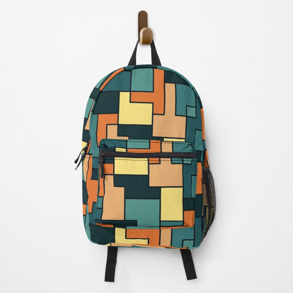 Square pattern Backpack