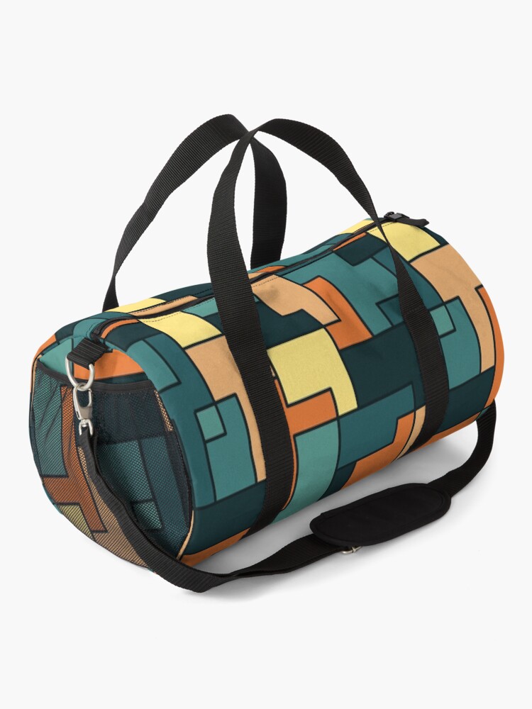 Alternate view of Square pattern Duffle Bag