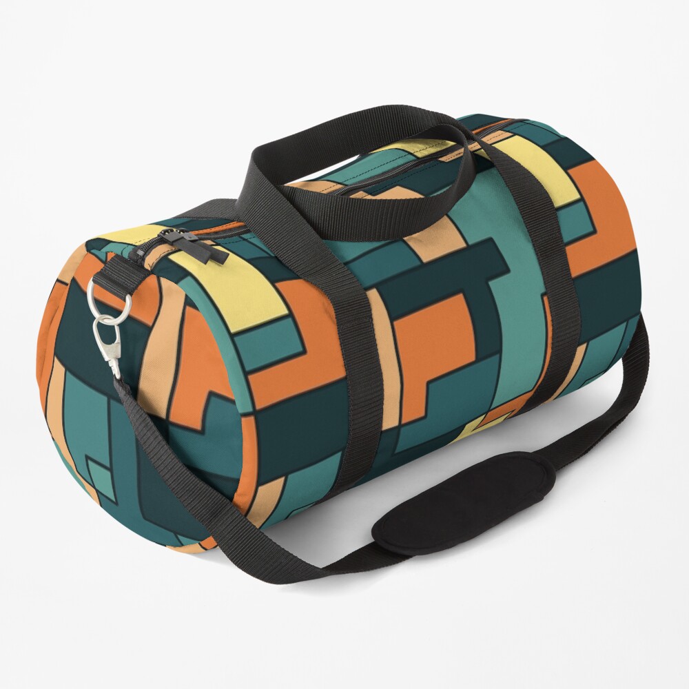 Square pattern Duffle Bag