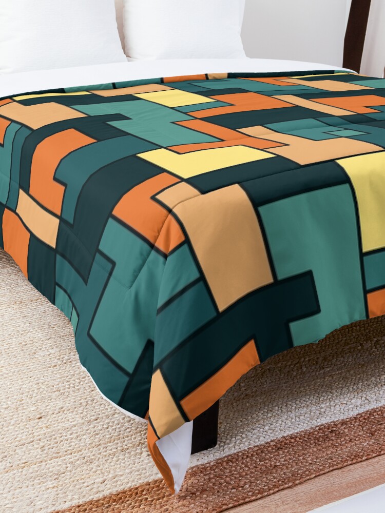 Alternate view of Square pattern Comforter