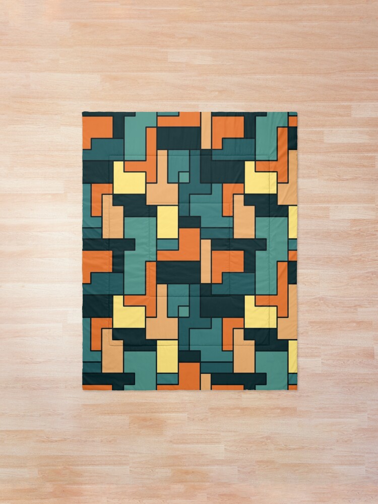 Alternate view of Square pattern Comforter