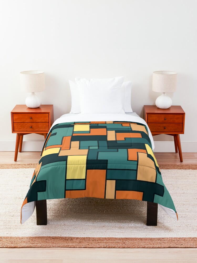 Alternate view of Square pattern Comforter
