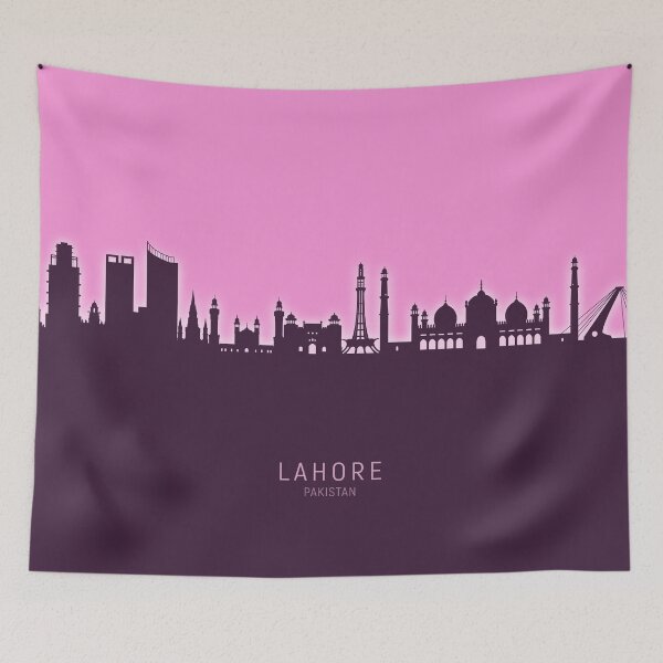 Item preview, Lahore Pakistan Skyline designed and sold by ArtPrints.