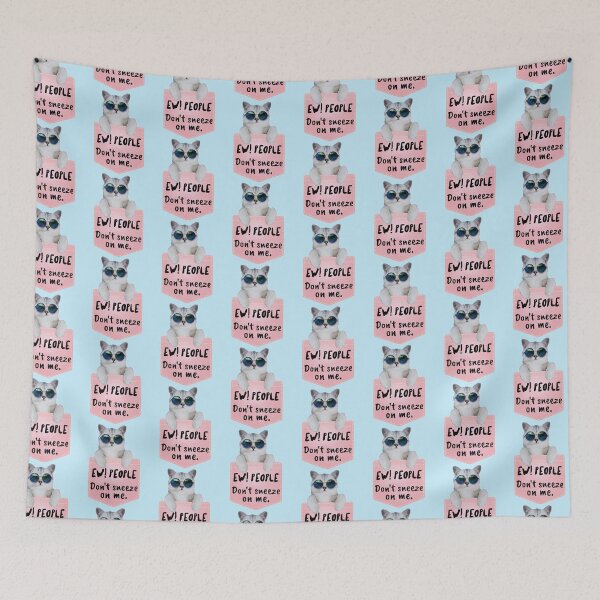 Item preview, ew people sarcastic cat kawaii cat pocket designed and sold by GoodyLeo.