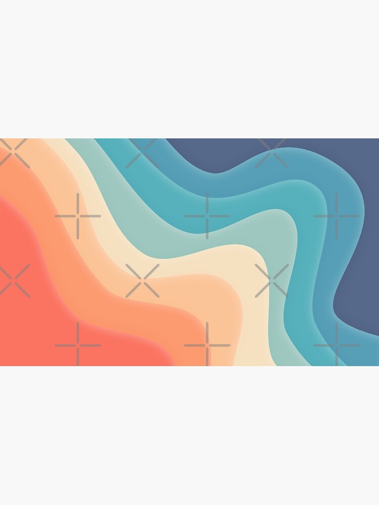 Retro color wave by WendyLeyten